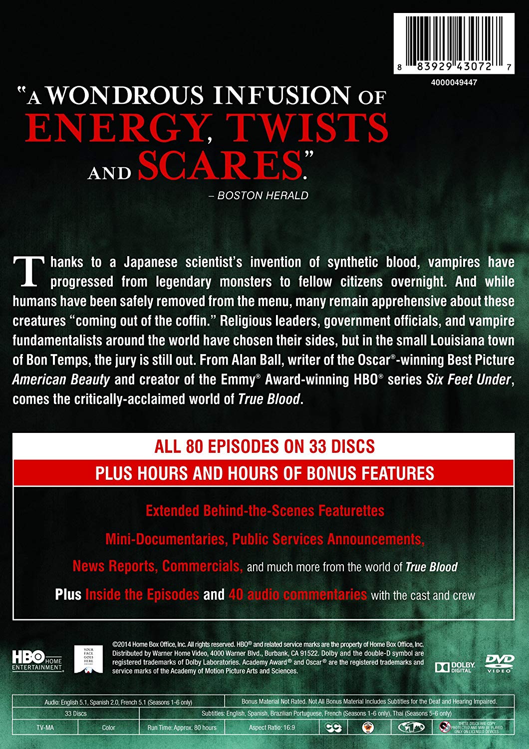 True Blood: The Complete Series (English only)