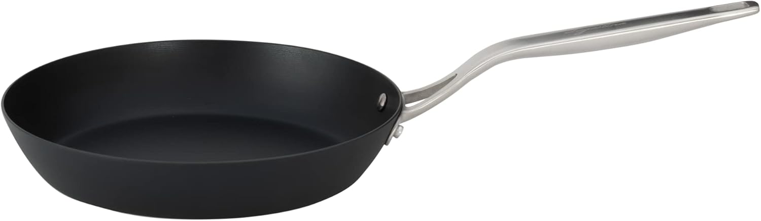 Lagostina Blue Carbon Steel, 24cm Skillet, high Heat Resistance, Multi-hob Including Induction, Oven Safe