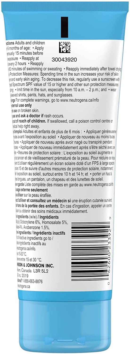 Neutrogena Hydro Boost Water Gel Face & Body Sunscreen SPF 30, 88M