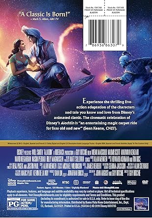 Aladdin Live Action (2019) (DVD) English Only