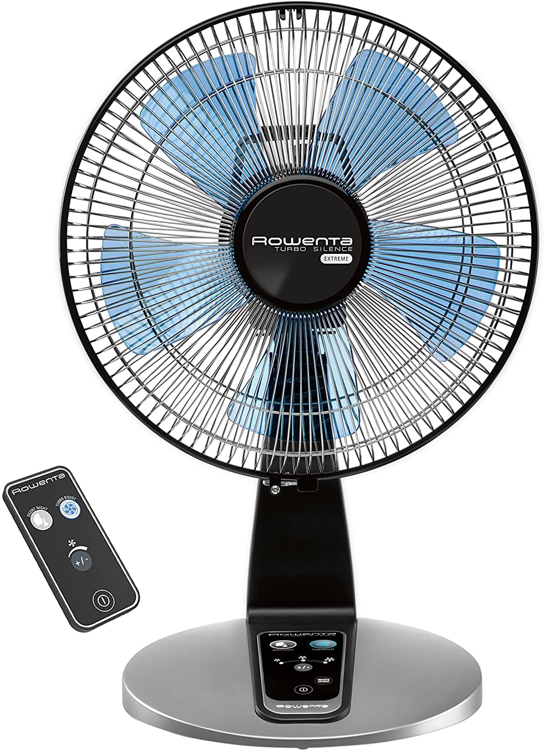 Rowenta Turbo Silence Extreme Electronic Table Fan with Remote Control