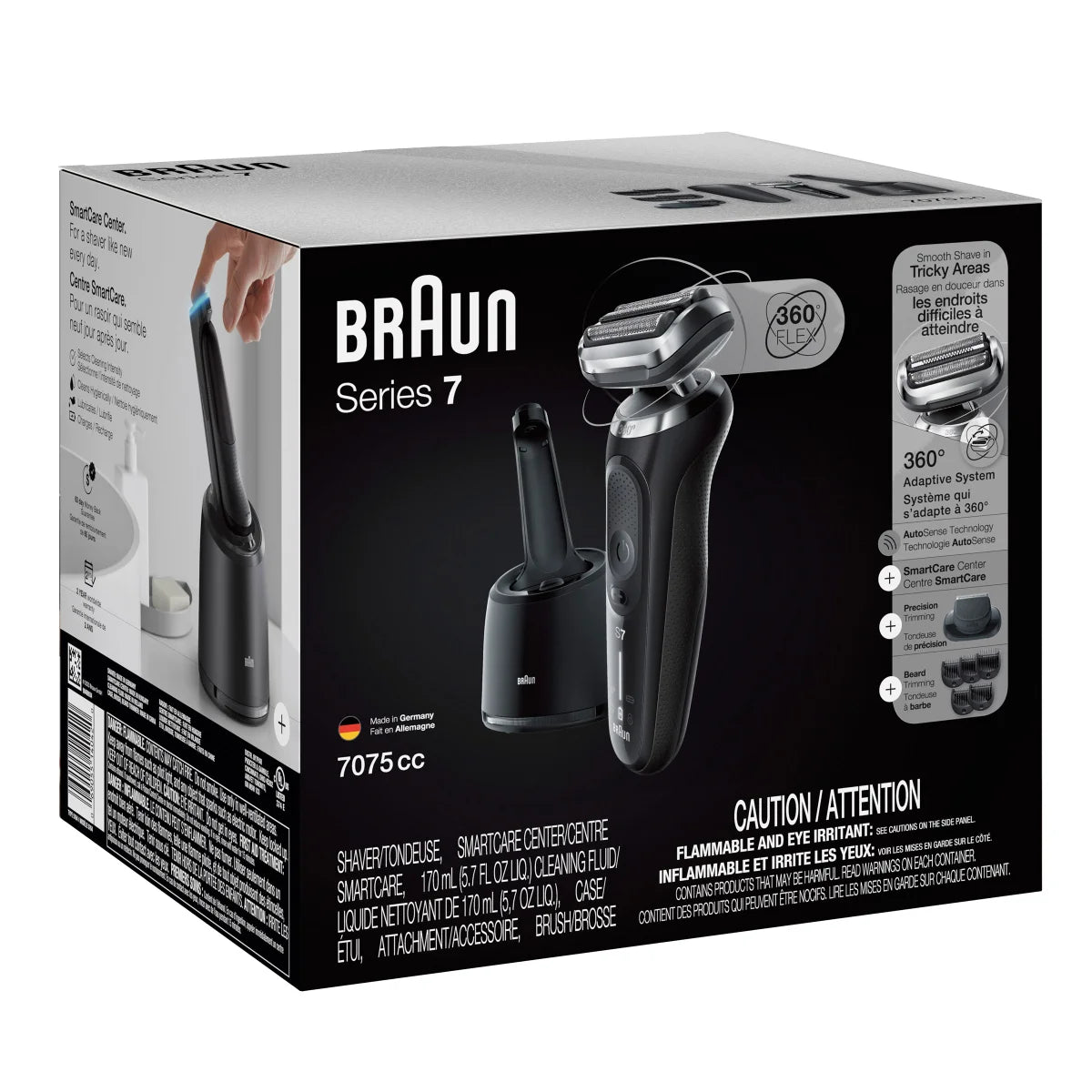 Braun 7075cc Series 7 Shaver with SmartCare Centre