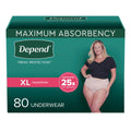 Depend Women's Maximum Absorbency Underwear XL