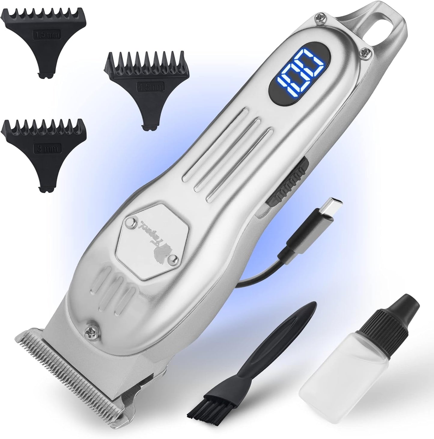 Fagaci Cordless Trimmers for Barbers Extremely Fine Cutting