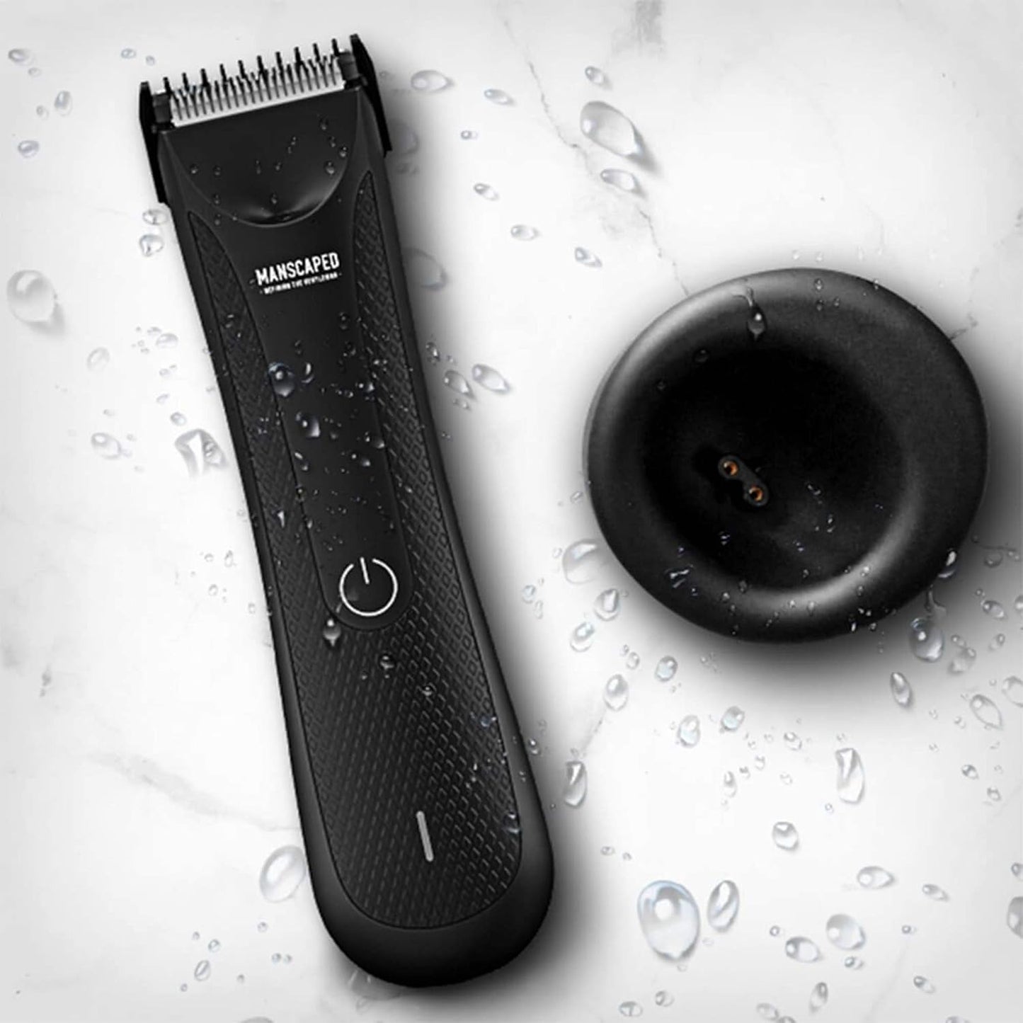 MANSCAPED® Electric Groin Hair Trimmer, The Lawn Mower® 3.0, Replaceable Ceramic Blade Heads
