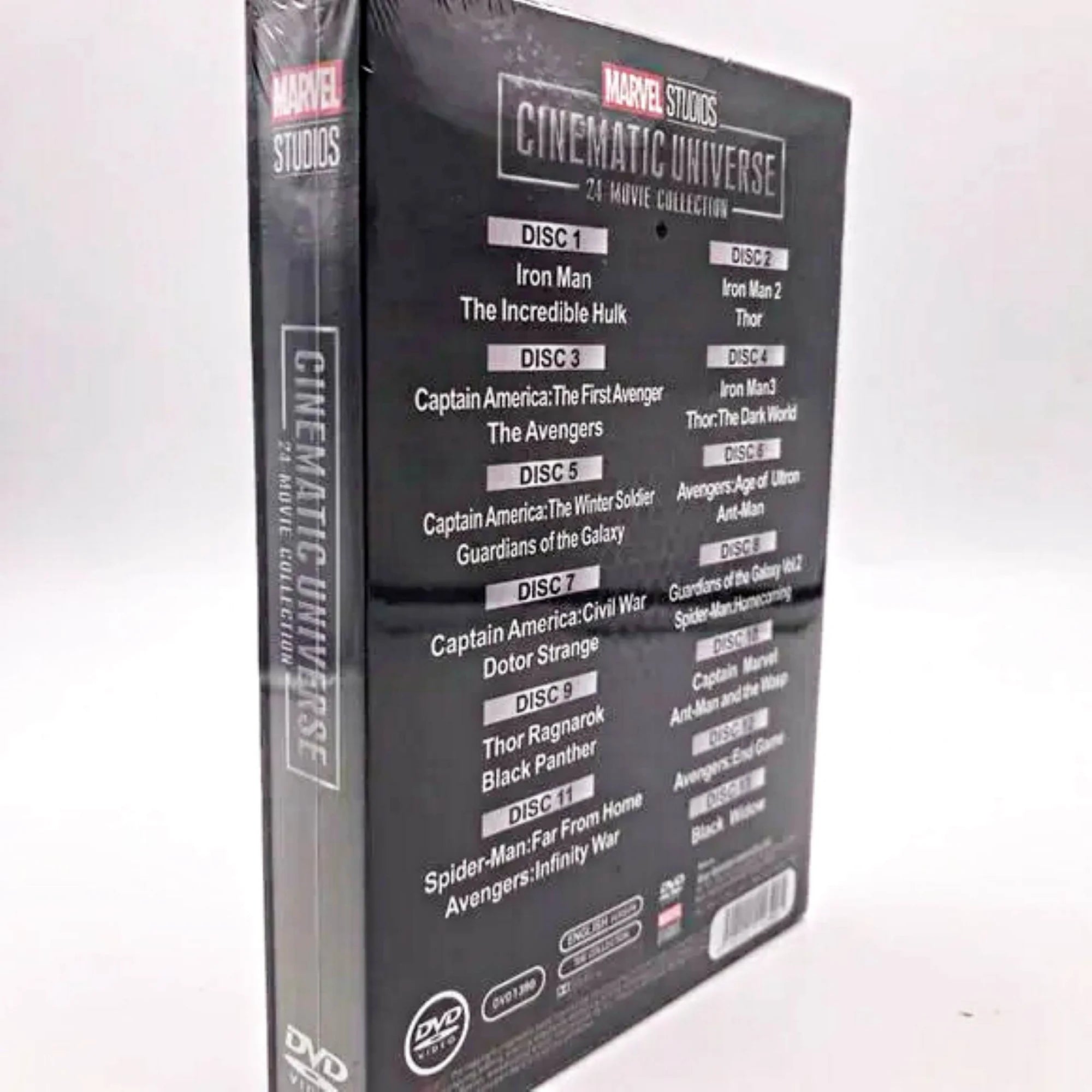 Marvel Studios Cinematic Universe 24 Movie Collection (DVD)