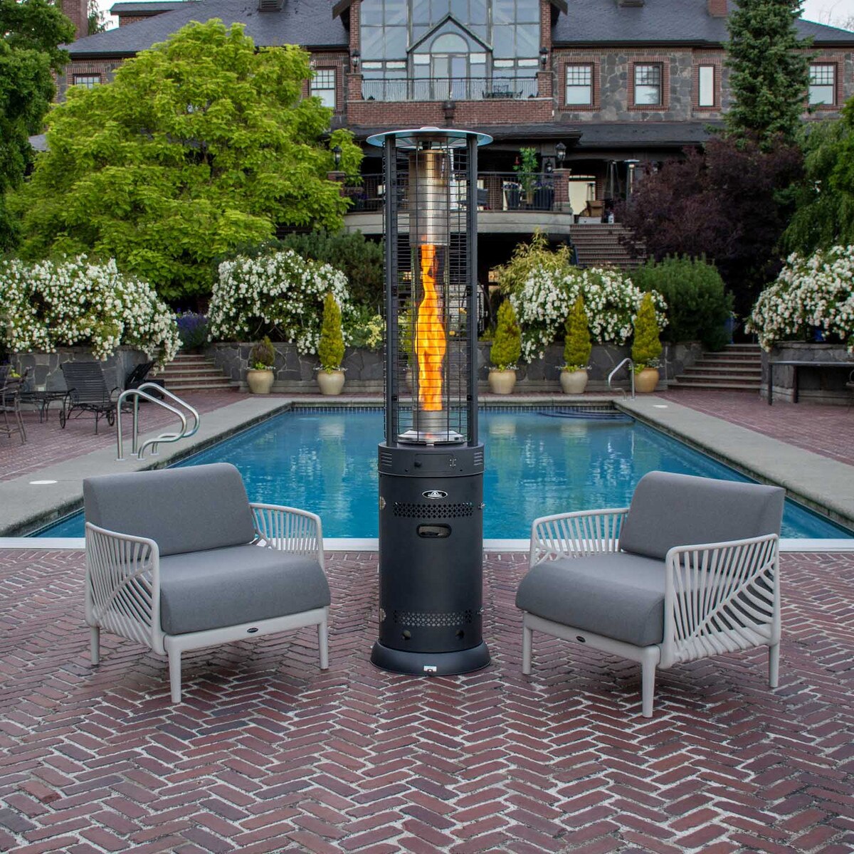 Paramount Kevin Spiral Patio Heater, Grey