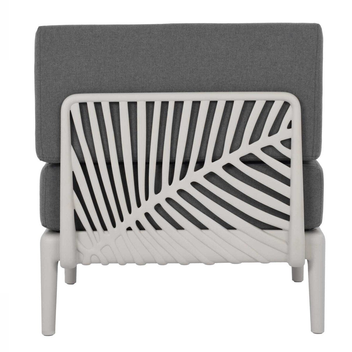 Patioflare GRS Recycled Plastic Leaf Modular Armless Patio Chair