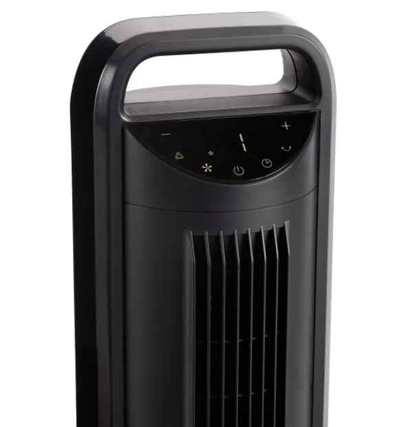 Seville Classics Oscillating Tower Fan with Touch Control and Temperature Sensor