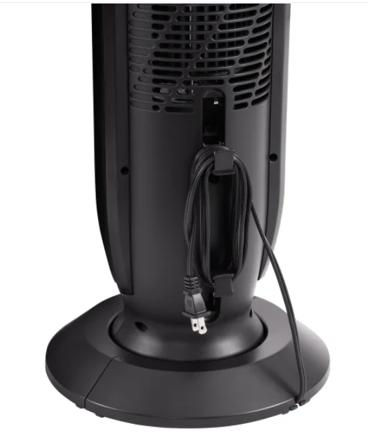Seville Classics Oscillating Tower Fan with Touch Control and Temperature Sensor