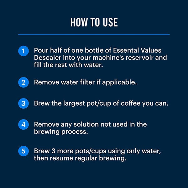 Universal Descaling Solution (2 Pack, 4 Uses Total)