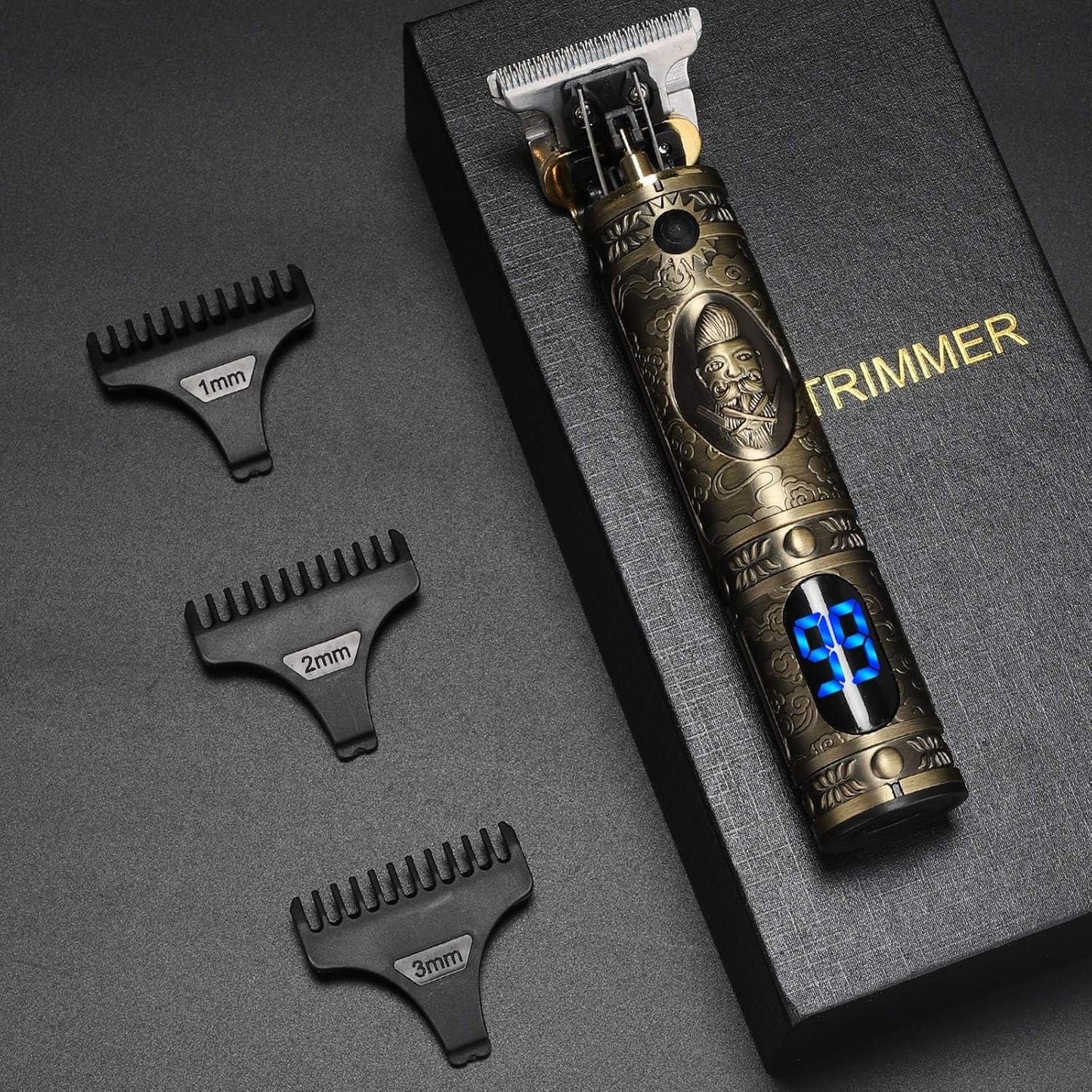 YiLFo Clippers for Hair Cutting, Beard Trimmer Cordless, Hair Clippers for Men with LED Display