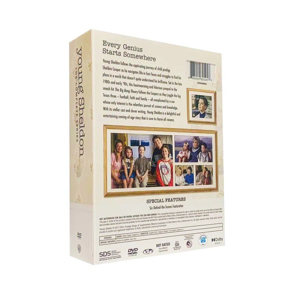 Young Sheldon The Complete Series Season 1-7 (DVD)