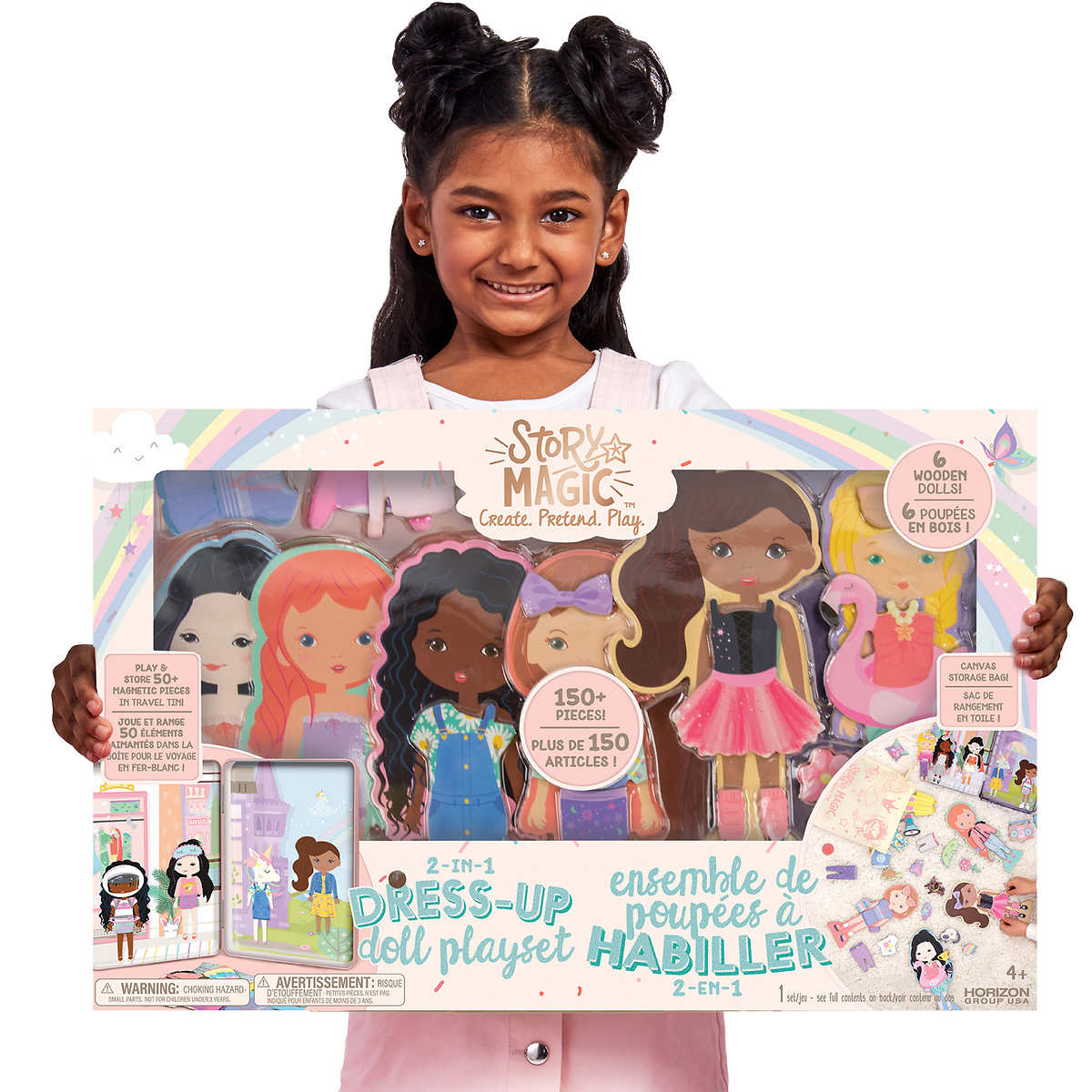 Story Magic 2-in-1 Dress Up Doll Playset