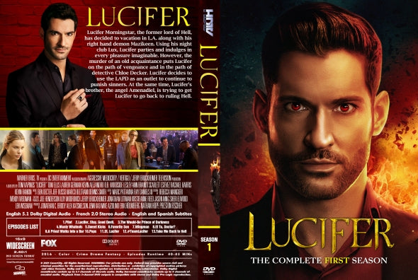 Lucifer The Complete Series (DVD) - English only