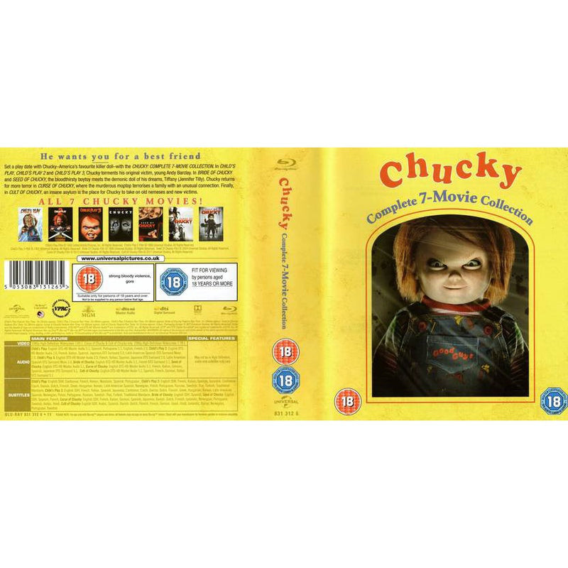 Chucky: Complete 7-Movie Collection (DVD) - English Only