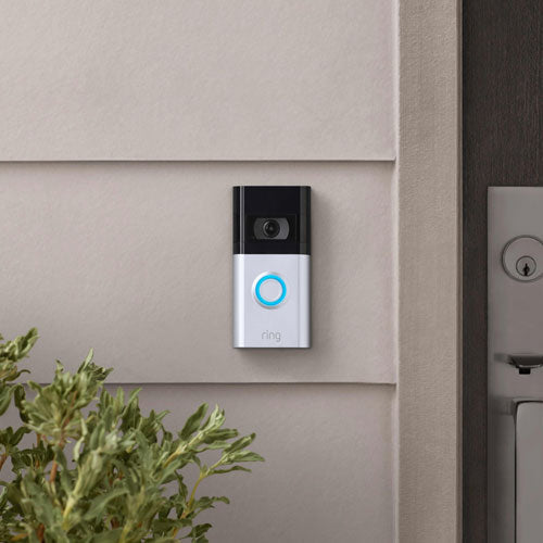 Ring Wi-Fi Video Doorbell 4 - Satin Nickel