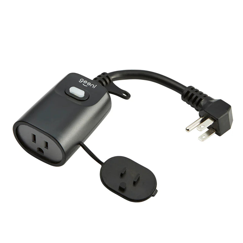 Geeni All Weather Outdoor Smart Wi-Fi Plug - Black