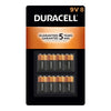 Duracell CopperTop 9V Batteries, 8-count