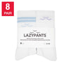 Lazypants Women’s Premium Cotton Socks, 8 pair