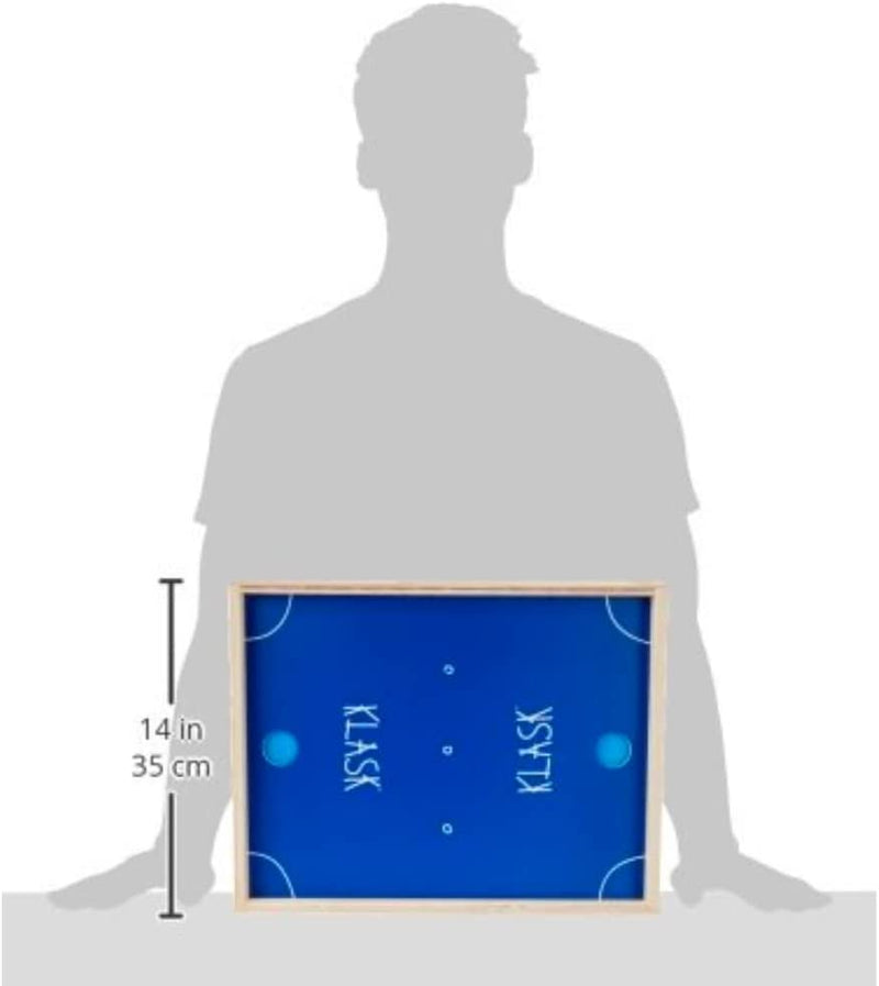 KLASK: The Magnetic Award-Winning Party Board Game of Skill - for Kids and Adults of All Ages That's Half Foosball, Half Air Hockey