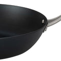 Lagostina Blue Carbon Steel, 30 cm Wok, high Heat Resistance, Multi-hob Including Induction, Oven Safe