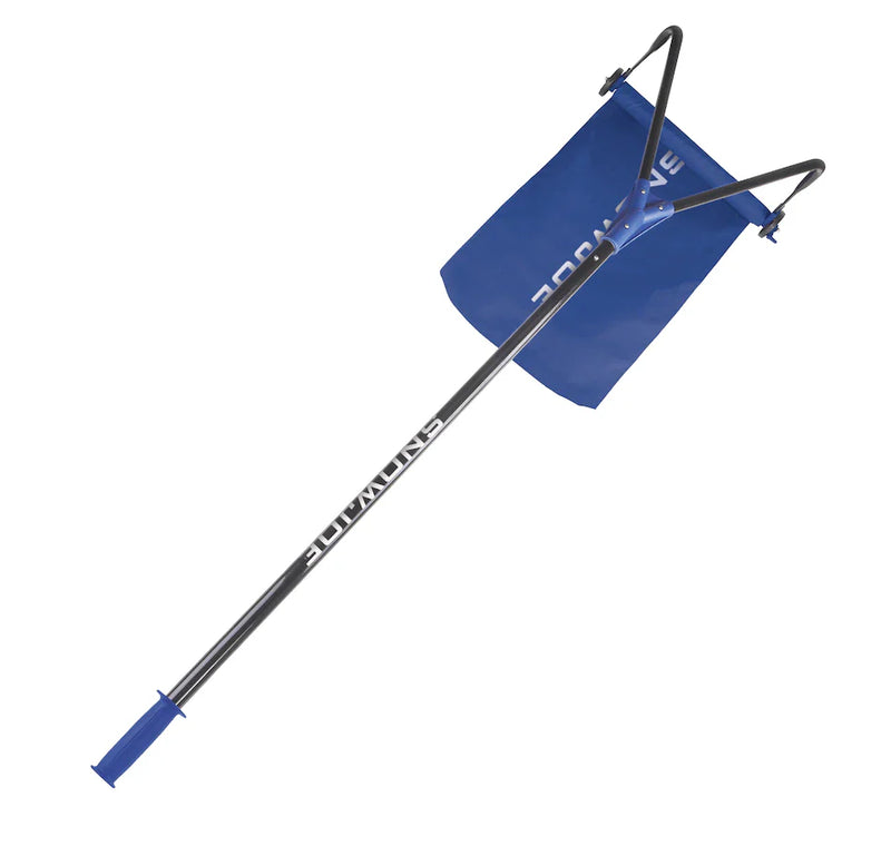 Snow Joe Extendable Roof Rake with Fabric Slider