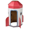 Rocket Ship Play Tent for Kids - Red/White