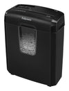 Fellowes Cross-Cut 6-Sheet Paper Shredder, Black