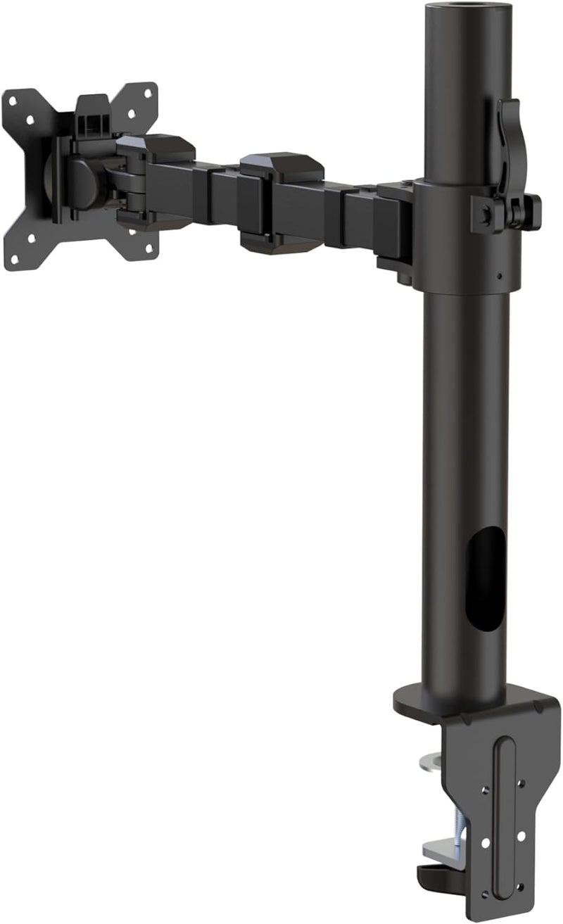 FlexMount Solo Monitor Arm – Adjustable Desk Stand, Steel