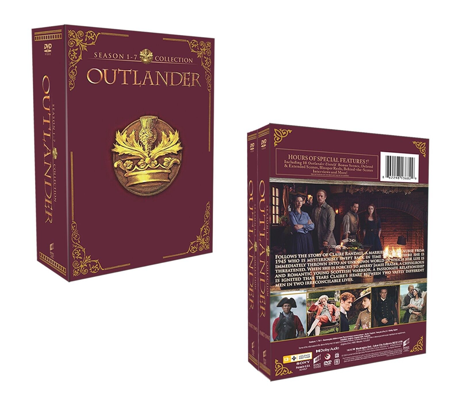Outlander Complete Series 1-7 [DVD] - English Only