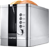 Chefman 2-Slice Digital Toaster, Pop-Up, Stainless Steel, Extra-Wide Slots For Bagels, Defrost, Reheat, Cancel Functions, Removable Crumb Tray