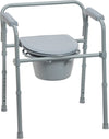 Steel Folding Bedside Commode