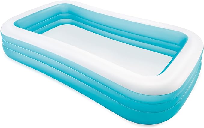 Intex Swim Center Family Inflatable Pool, 120" X 72" X 22", for Ages 6+