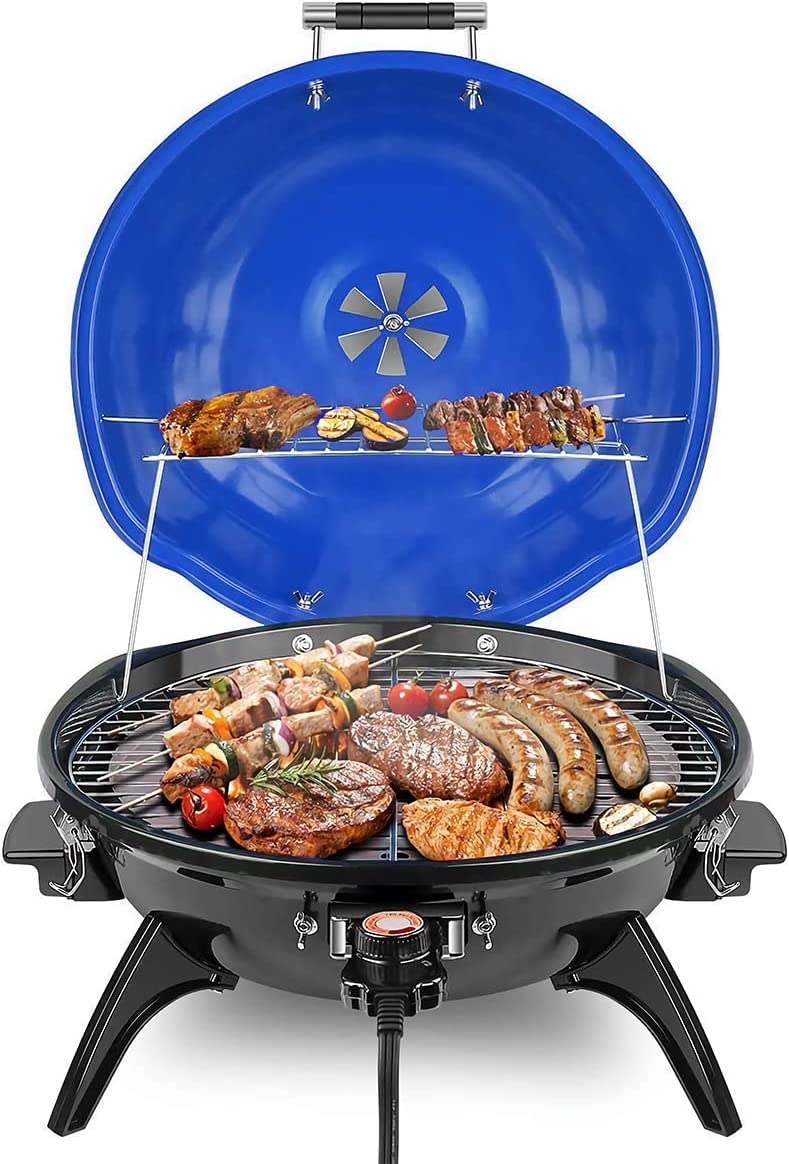 Techwood 15-Serving Indoor/Outdoor Electric Grill for Indoor & Outdoor