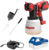 Sun Joe 24V-PS1 24-Volt Amp Cordless HVLP Handheld Paint Sprayer, Kit (w/4.0-Ah Battery + Quick Charger)