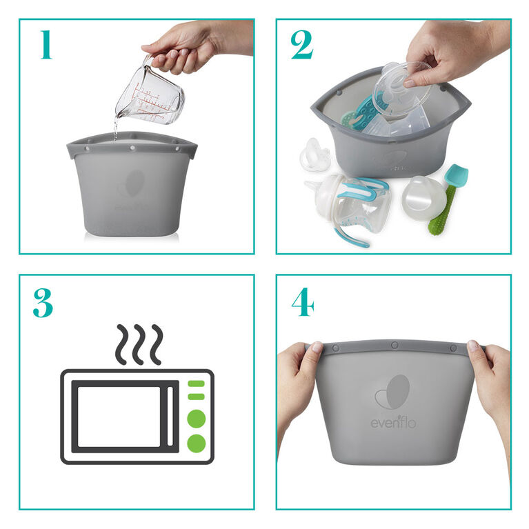 Evenflo Silicone Steam Sanitizing Bag