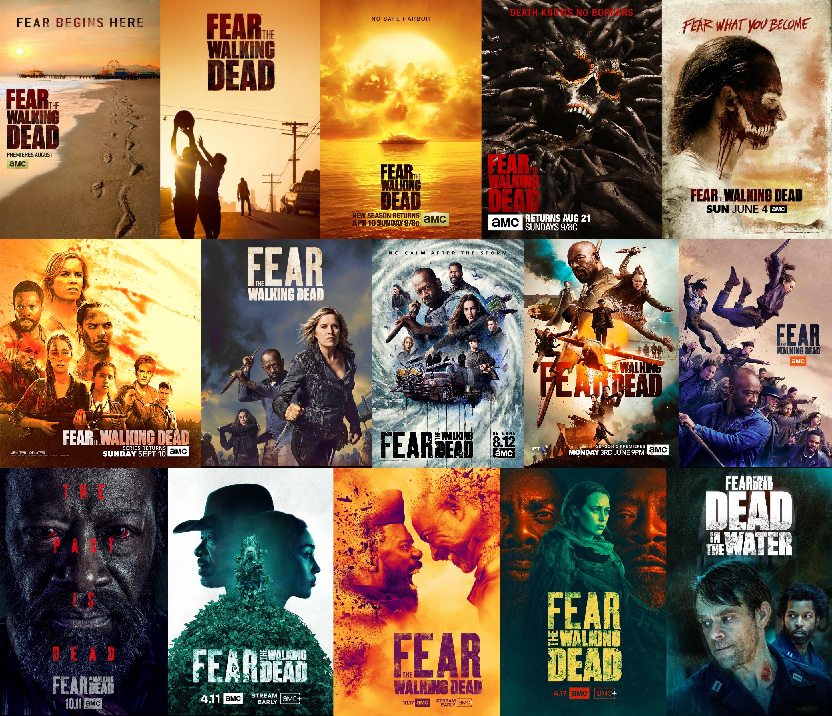 Fear the Walking Dead Complete Series 1-8 [DVD]-English only