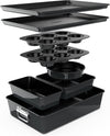 NutriChef 8-Piece Nonstick Stackable Bakeware Set