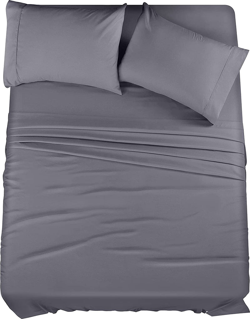 Utopia Queen Bedding Soft Brushed Bed Sheet Set - 4 Piece