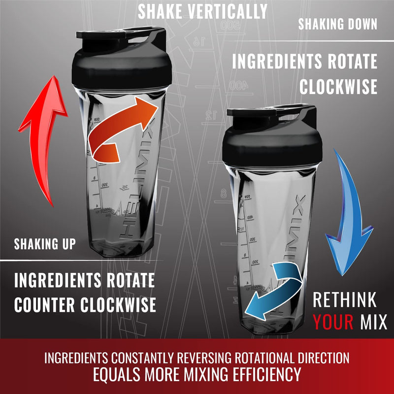 Helimix 2.0 Vortex Blender Shaker Bottle 28oz