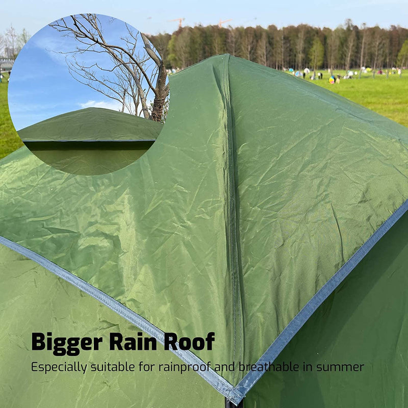 AGLORY 4 Person Instant Camping Tent,Easy Pop Up Waterproof Family Tents with Rainfly for Camp and Outdoor