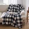 NEWCOSPLAY Luxury Super Soft Throw Blanket Premium Flannel Fleece Leaves Pattern Throw