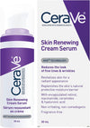 CeraVe RETINOL Cream Serum for Face with niacinamide, hyaluronic acid & ceramides. For Fine Lines, Radiance & Wrinkles. Non-irritating, Fragrance-Free, non-comedogenic, 30ML