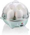 Hamilton Beach 25504 3-in-1 Electric Hard Boiled Egg Cooker Poacher & Omelet Maker, Makes 7, Mint