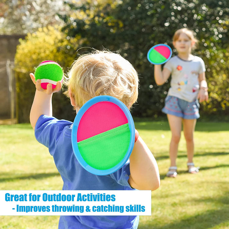 Toss and Catch Ball Set Kids Toys Outdoor Games