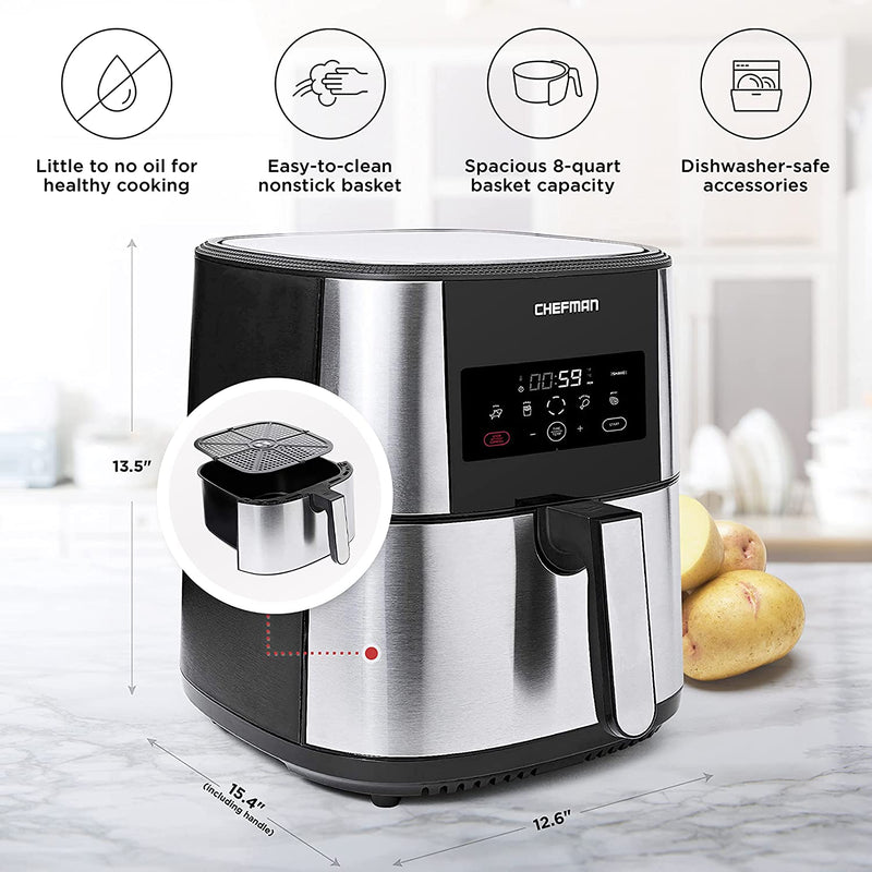 Chefman 8 Qt. TurboFry Touch Air Fryer