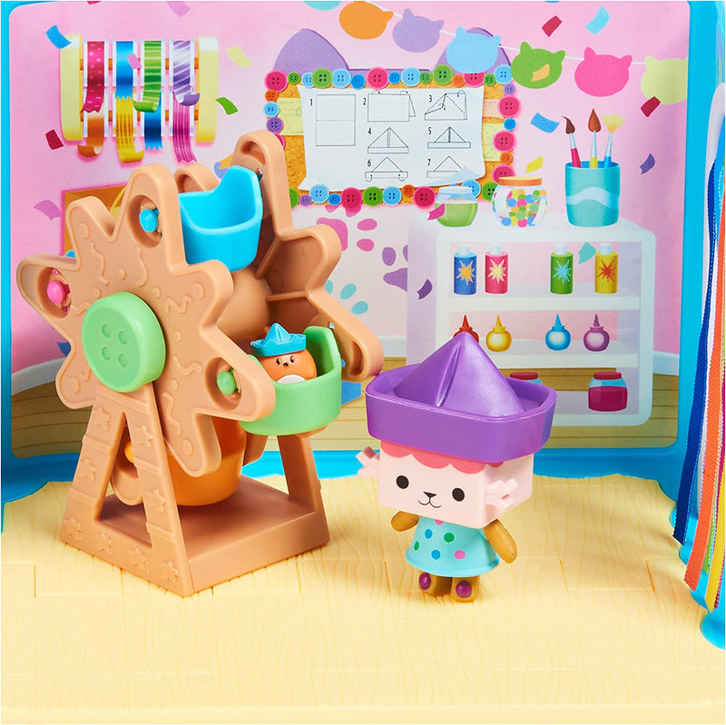 Gabby's Dollhouse, Baby Box Cat Craft-A-Riffic Room with Exclusive Figure, Accessories