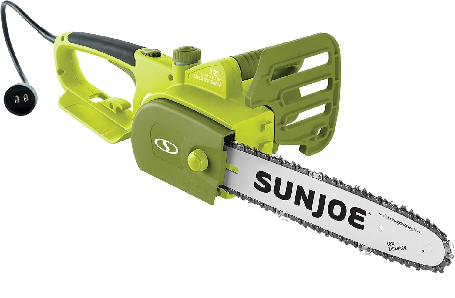 Sun Joe SWJ698E 12-inch 9-Amp Electric Chain Saw with Kickback Safety Brake