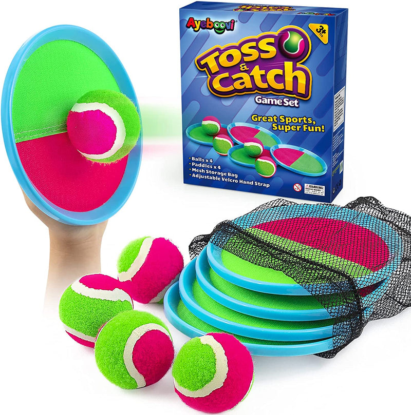 Toss and Catch Ball Set Kids Toys Outdoor Games